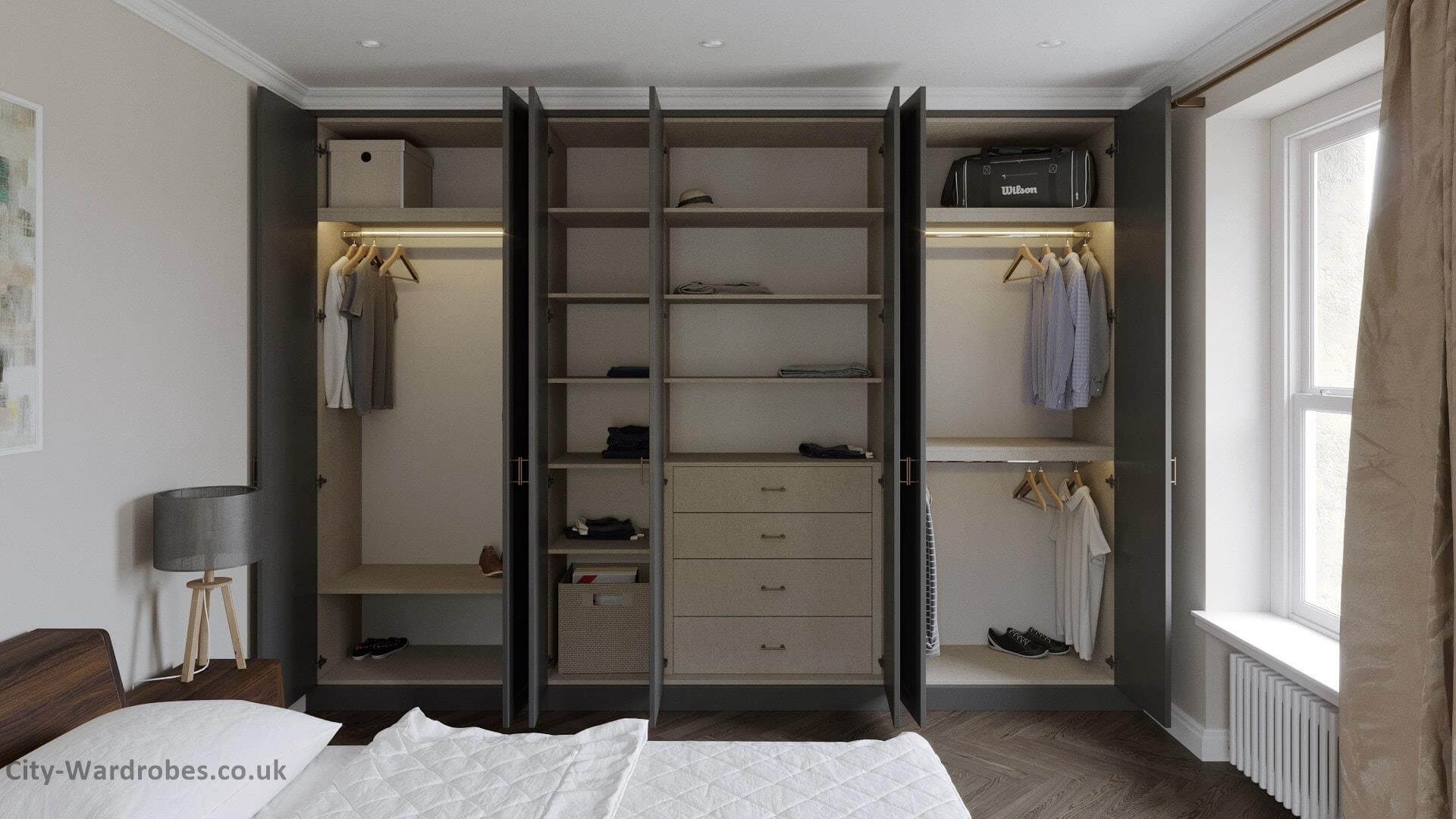 City Wardrobes - Sienna range - hinged doors wardrobe